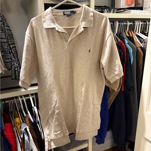 Ralph Lauren Men's Beige Polo Shirt